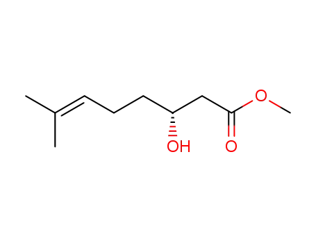 Molecular Structure of 87894-26-6 (METHYL (R)-3-HYDROXY-7-METHYL-6-OCTENOAT)