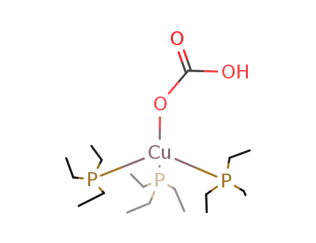 (HOCO<sub>2</sub>)Cu(P(C<sub>2</sub>H<sub>5</sub>)3)3