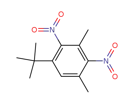 Molecular Structure of 71850-77-6 (1-(1,1-dimethylethyl)-3,5-dimethyl-2,4-dinitrobenzene)