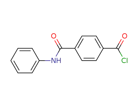 Molecular Structure of 6051-65-6 (Benzoyl chloride, 4-[(phenylamino)carbonyl]-)