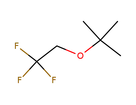 Molecular Structure of 80054-67-7 (Propane, 2-methyl-2-(2,2,2-trifluoroethoxy)-)