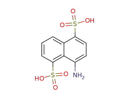 Molecular Structure of 117-55-5 (4-aminonaphthalene-1,5-disulphonic acid)