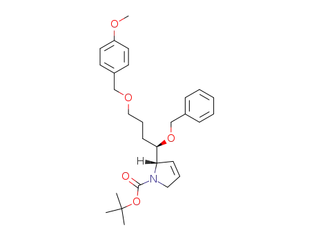 (2S)-[(1'R)-phenylmethoxy-4'-[(4-methoxyphenyl)methoxy]butyl]-N-tert-butyloxycarbonyl-2,5-dihydropyrrole