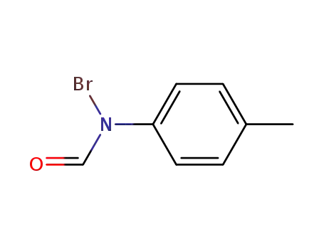 Molecular Structure of 93663-20-8 (Formamide, N-bromo-N-(4-methylphenyl)-)
