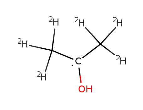 Molecular Structure of 115472-99-6 (1-hydroxy-1-methylethyl-d<sub>6</sub> radical)