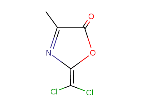 2-dichloromethylene-4-methyl-2<i>H</i>-oxazol-5-one