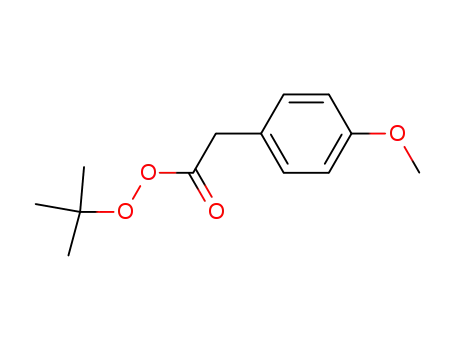 Molecular Structure of 27396-21-0 (tert-butyl (4-methoxyphenyl)ethaneperoxoate)