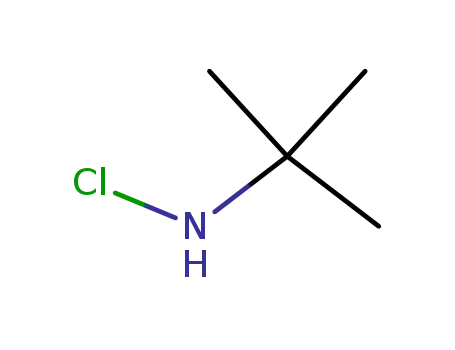 Molecular Structure of 10218-88-9 (N-chloro-1,1-dimethylethylamine)