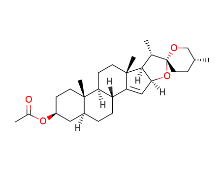 (25R)-3β-acetoxy-5α-spirost-14-en
