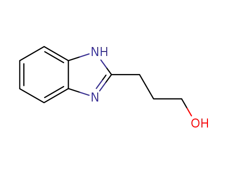 Molecular Structure of 2403-66-9 (2-(3-HYDROXYPROPYL)BENZIMIDAZOLE)