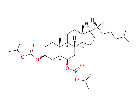 3β,6β-bis(isopropoxycarbonyloxy)-5α-cholestane