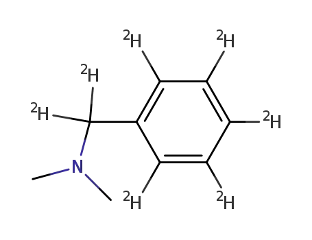 Molecular Structure of 106988-36-7 (N,N-dimethyl(benzyl-d7)amine)