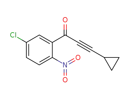 1-(5-chloro-2-nitrophenyl)-3-cyclopropylprop-2-yn-1-one