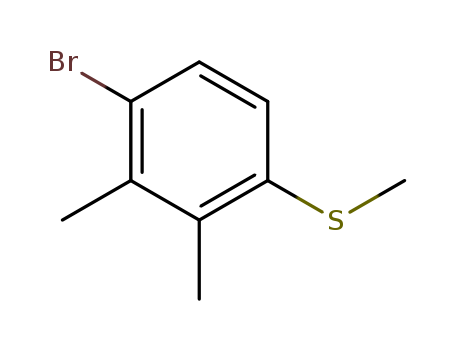 2,3-dimethyl-4-methylsulfanylbromobenzene