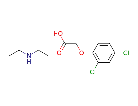 Molecular Structure of 91562-02-6 ((2,4-dichlorophenoxy)acetic acid - N-ethylethanamine (1:1))