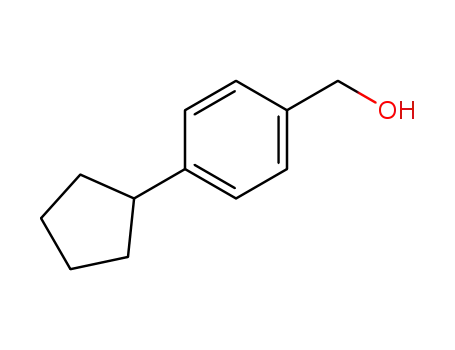 Molecular Structure of 171623-29-3 (4-Cyclopentyl-benzeneMethanol)