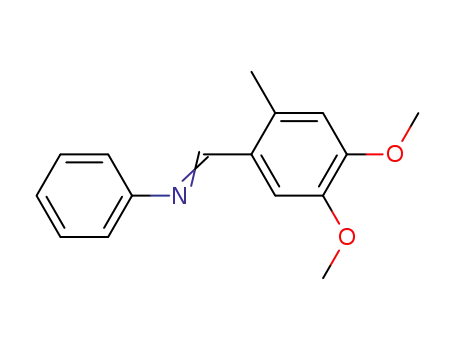 Molecular Structure of 857592-14-4 ((4,5-dimethoxy-2-methyl-benzyliden)-aniline)