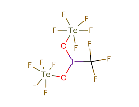 Molecular Structure of 105062-51-9 (CF<sub>13</sub>IO<sub>2</sub>Te<sub>2</sub>)
