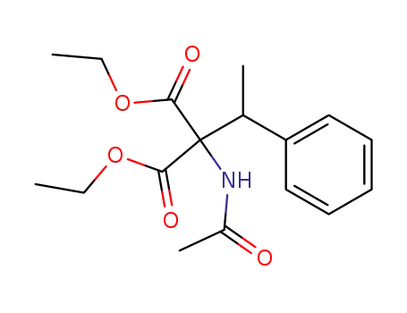 diethyl (acetylamino)(1-phenylethyl)malonate