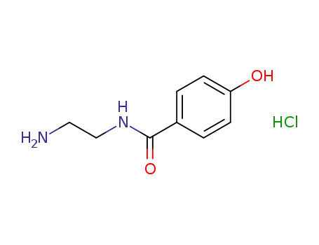 Molecular Structure of 81028-97-9 (N-(2-aminoethyl)-4-hydroxybenzamide monohydrochloride)