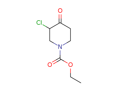 1-Piperidinecarboxylicacid,?3-chloro-4-oxo-,?ethyl?ester