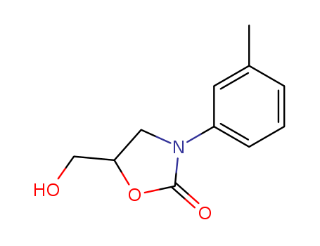 2-OXAZOLIDINONE, 5-(HYDROXYMETHYL)-3-(3-METHYLPHENYL)-