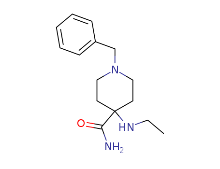 1-benzyl-4-(ethylamino)piperidine-4-carboxamide