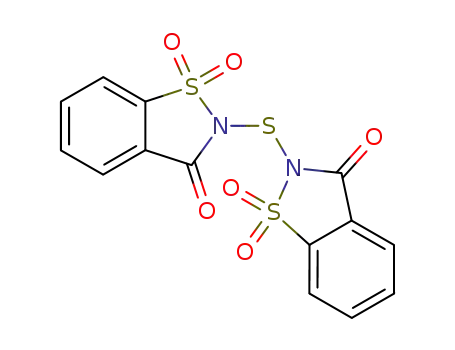 2,2'-thiobis(benzo-1,2-thiazolin-3-one)-1,1,1',1'-tetroxide