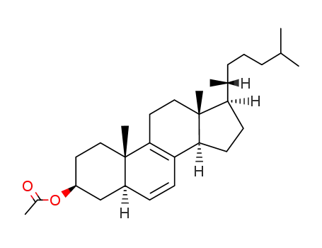 acetic acid-(5α-cholesta-6,8-dien-3β-yl ester)