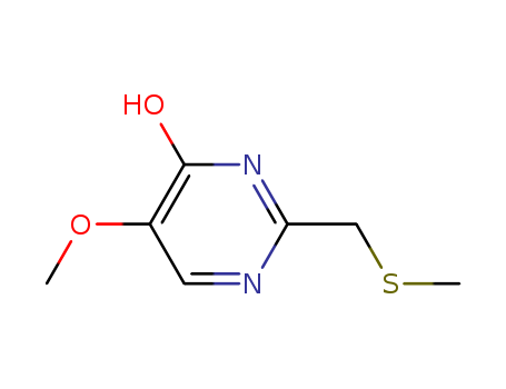 4(1H)-Pyrimidinone, 5-methoxy-2-[(methylthio)methyl]-