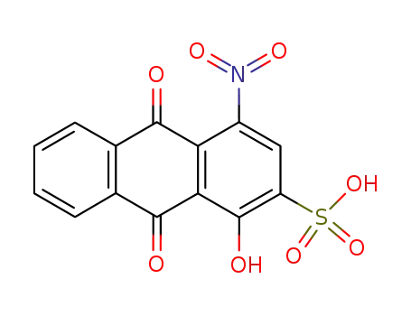 2-Anthracenesulfonic acid, 9,10-dihydro-1-hydroxy-9,10-dioxo-4-nitro-