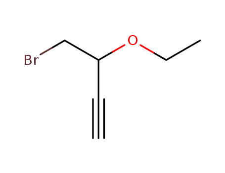 Molecular Structure of 13487-52-0 (4-bromo-3-ethoxy-but-1-yne)