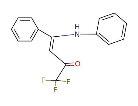 3-Buten-2-one, 1,1,1-trifluoro-4-phenyl-4-(phenylamino)-, (3Z)-