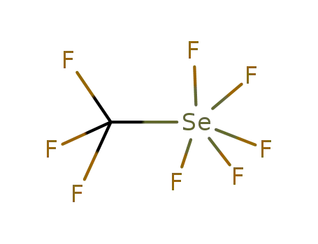 Molecular Structure of 96401-49-9 ((Trifluormethyl)selenpentafluorid)