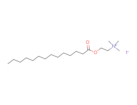 Ethanaminium,N,N,N-trimethyl-2-[(1-oxotetradecyl)oxy]-, iodide (1:1) cas  72742-04-2