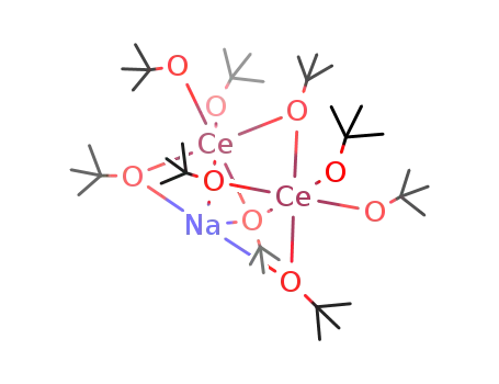 Molecular Structure of 122423-62-5 (Ce2(OCMe3)4(μ-OCMe3)3(μ3-OCMe3)2Na)