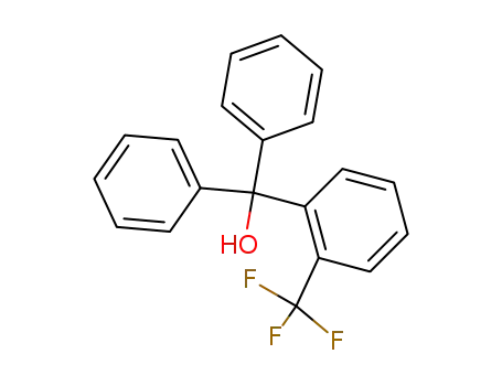 Molecular Structure of 73475-34-0 ([2-(trifluoromethyl)phenyl](diphenyl)methanol)