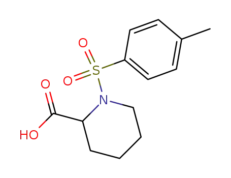 Molecular Structure of 144630-15-9 (1-(TOLUENE-4-SULFONYL)-PIPERIDINE-2-CARBOXYLIC ACID)