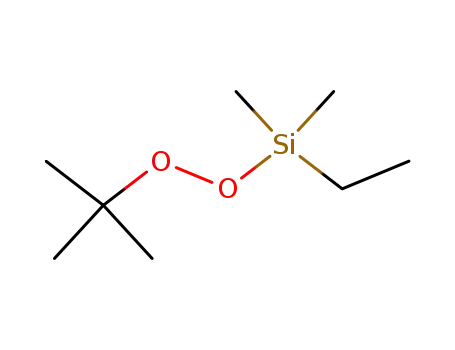 Molecular Structure of 67176-41-4 (Silane, [(1,1-dimethylethyl)dioxy]ethyldimethyl-)