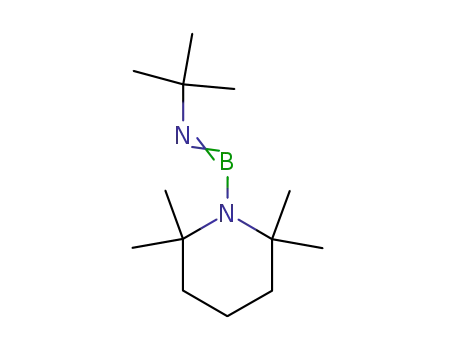 Molecular Structure of 89201-97-8 ((tert-butylimino)(2,2,6,6-tetramethylpiperidino)borane)