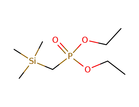Molecular Structure of 14467-94-8 (DIETHYL(TRIMETHYLSILYLMETHYL)PHOSPHONATE)