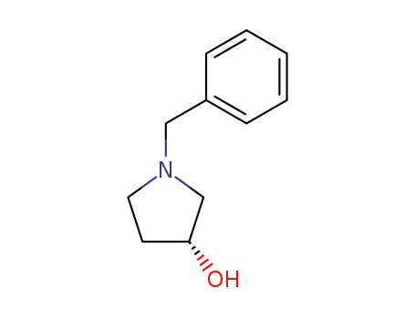 Molecular Structure of 101930-07-8 ((R)-(+)-1-Benzyl-3-pyrrolidinol)