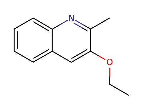 Molecular Structure of 57839-52-8 (3-ethoxy-2-methyl-quinoline)