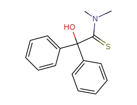 2-hydroxy-N,N-dimethyl-2,2-diphenyl-ethanethioamide cas  52417-36-4