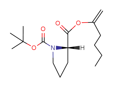1,2-Pyrrolidinedicarboxylic acid, 1-(1,1-dimethylethyl)
2-(1-methylenepentyl) ester, (S)-