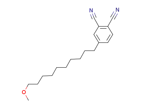 Molecular Structure of 1104380-71-3 (4-(10-methoxydecyl)-1,2-dicyanobenzene)