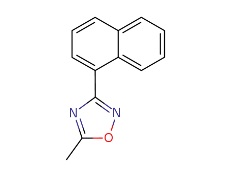 Molecular Structure of 103499-19-0 (1,2,4-Oxadiazole, 5-methyl-3-(1-naphthalenyl)-)