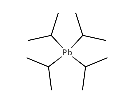 Molecular Structure of 14846-40-3 (Tetrakis(1-methylethyl)plumbane)