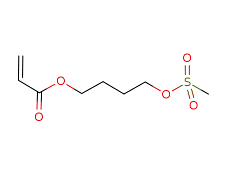 Molecular Structure of 561015-28-9 (2-Propenoic acid, 4-[(methylsulfonyl)oxy]butyl ester)