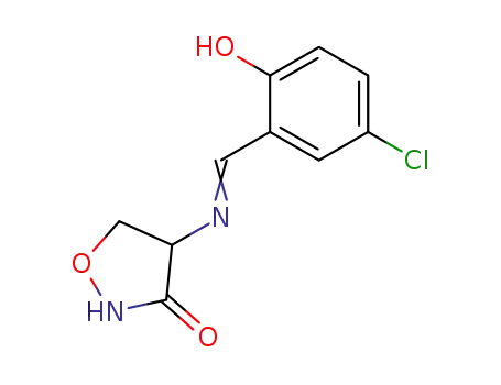 4-{[(3-chloro-6-oxocyclohexa-2,4-dien-1-ylidene)methyl]amino}isoxazolidin-3-one
